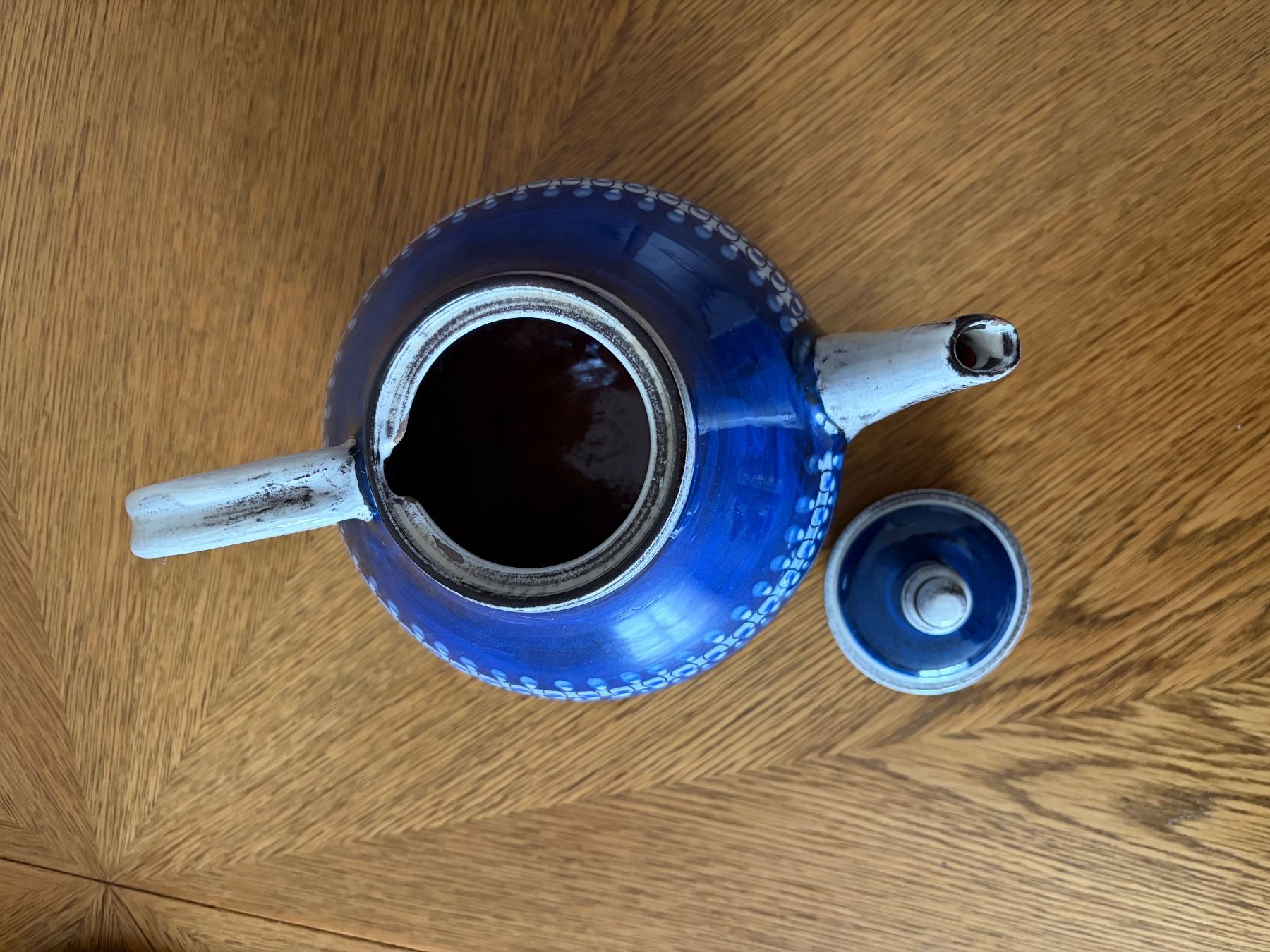 Teekannen: Hugo Kohler Biel Glazed Ceramic Teapot – Gebraucht aus Luzern von AM2nd