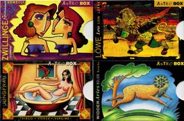 CARDBOX - seltene Serie Sternzeichen AstroBOX