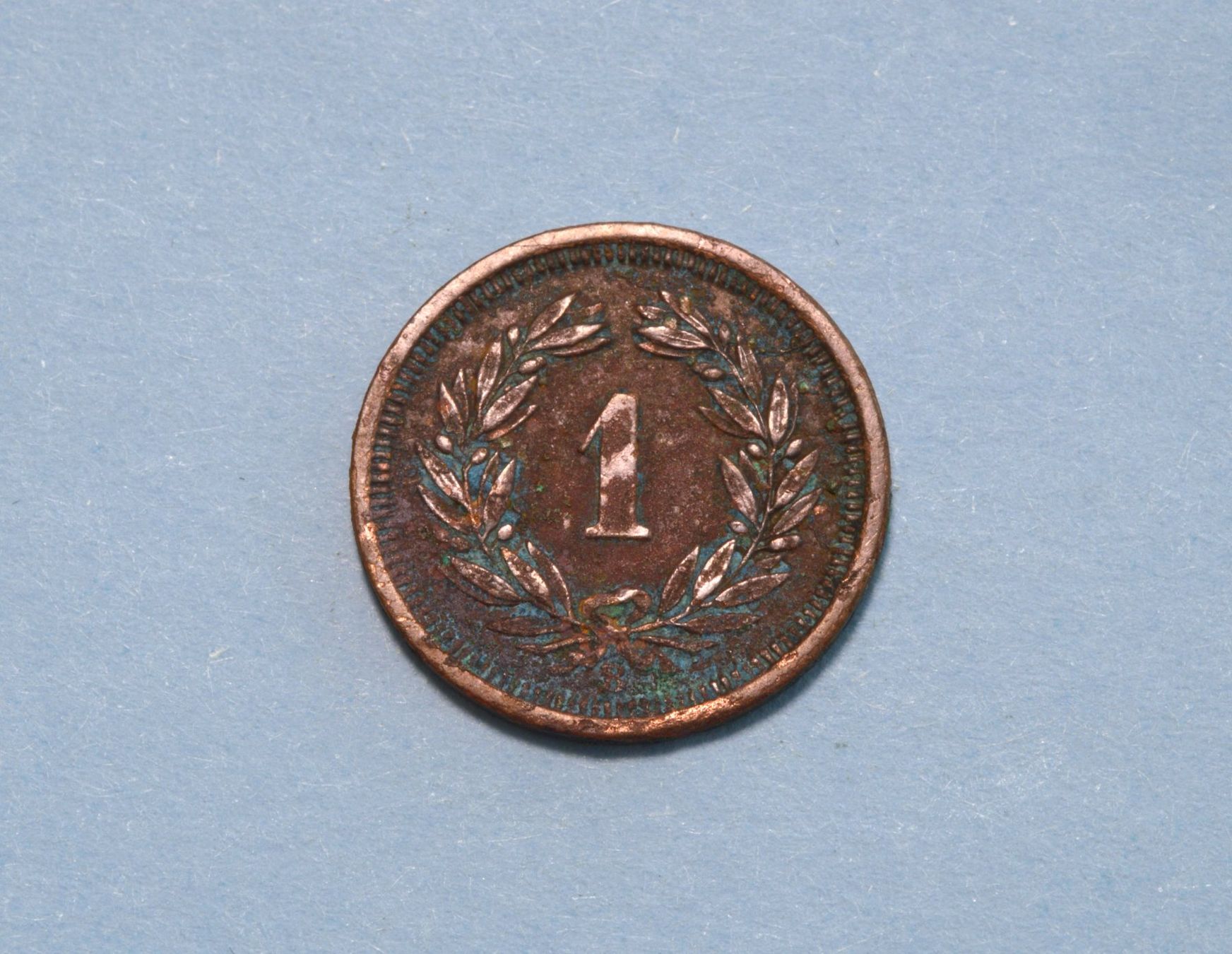 Alle Münzen: 1 Rappen 1887 – Gebraucht aus Oberglatt ZH von dil_85sh 3