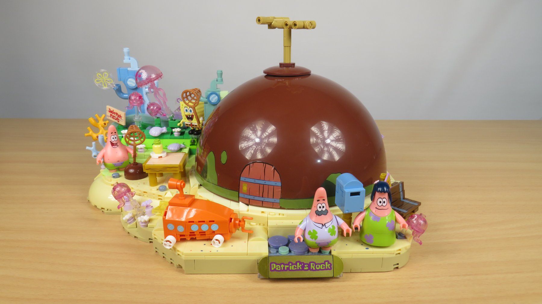 Baukästen: Spongebob - AB0089 - Patricks Stein - Klemmbaustein-Set – Gebraucht aus Arboldswil von Lubber 1