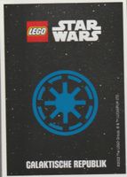 LEGO STAR WARS TRADING CARD SERIE 3 # 142 GALAKTISCHE REPUBL