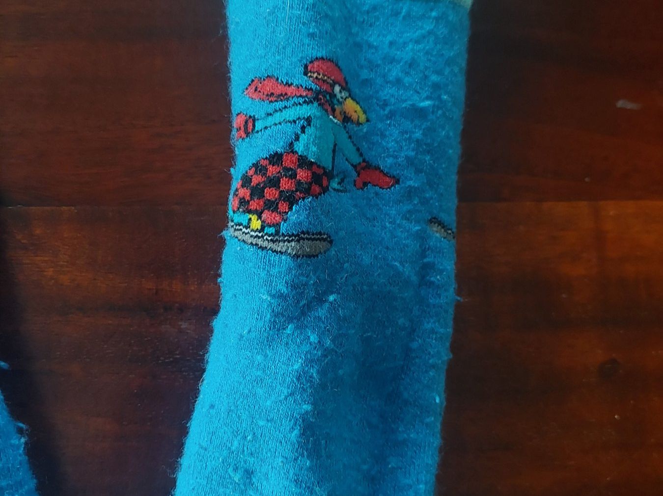 Rohner Calze per bambini: Rohner Globi Ski Socken Grösse 31-34 – Usato da Beckenried venduto da Havacola 2