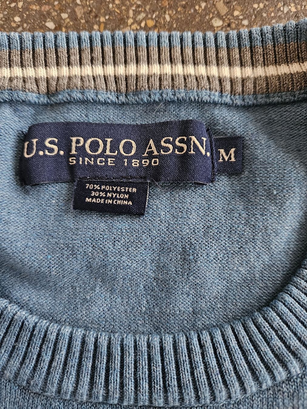 US Polo Maglioni & Felpe: U.S. Polo Assn. Pullover, Grösse M, Hellblau – Usato da Anwil venduto da tamoos 4