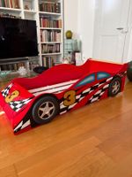 Lustiges Autobett mit Matratze Duvet Kissen f.kl. Rennfahrer
