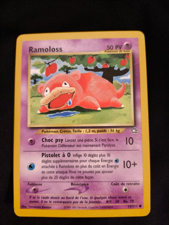 Pokémon Néo Genesis: Ramoloss 73/111 FR (Gebraucht) in Palézieux ...