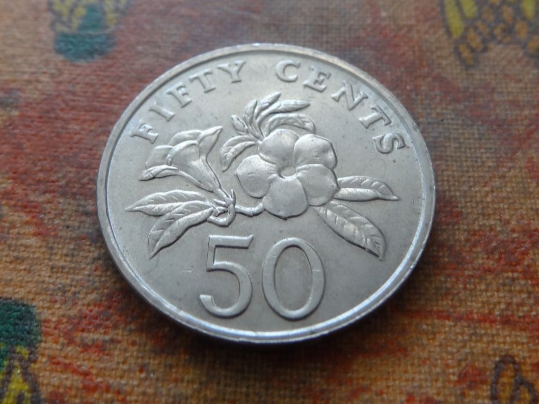Tutti le monete: SINGAPOUR  50  Cents  1997 – Usato da Romanel-sur-Lausanne venduto da Swift13