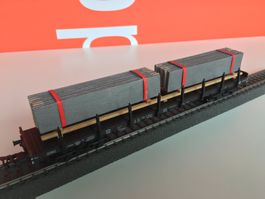 H0 Ladegut für Flachwagen / Rungenwagen