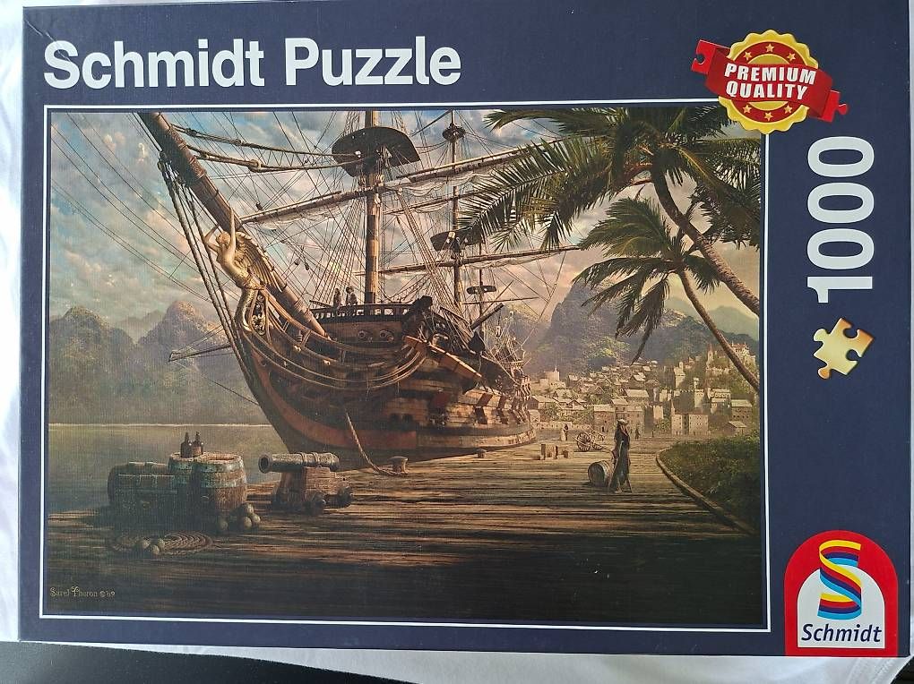Puzzles: Puzzle Motiv "SCHIFF VOR ANKER" – Gebraucht aus Kriens von kusi56
