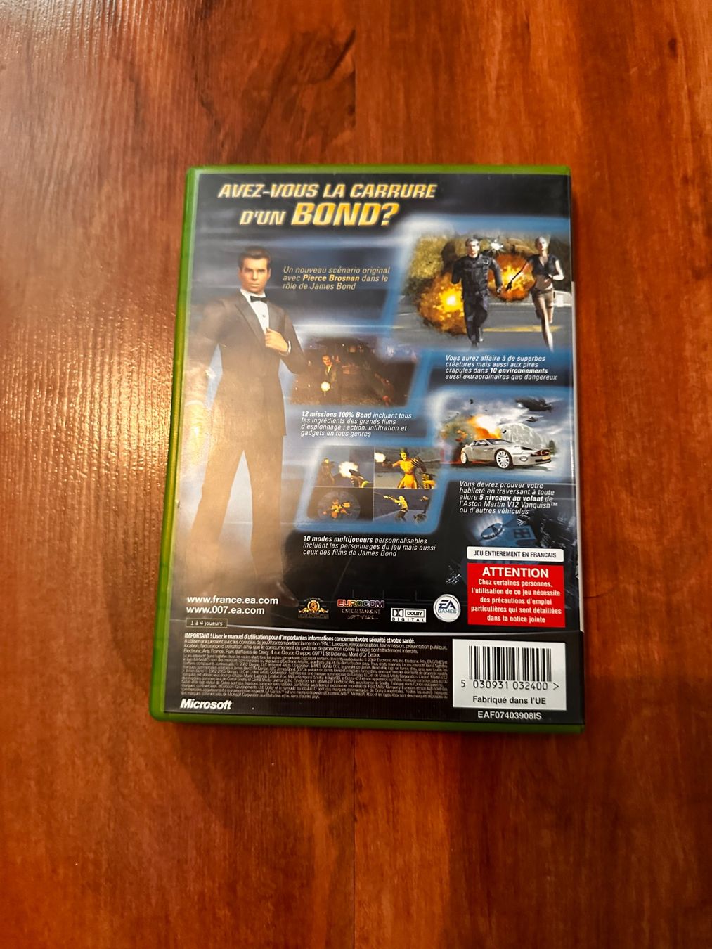 Microsoft Giochi: Jeu Xbox:  007: Nightfire - Complet – Usato da Bellevue venduto da LarsUlrich01 1