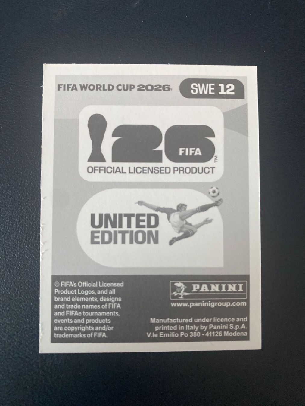 Panini Carte collezionabili: Panini FIFA World Cup Sticker SWE 12 – Nuovo (secondo la descrizione) da Glattbrugg venduto da riseca 1