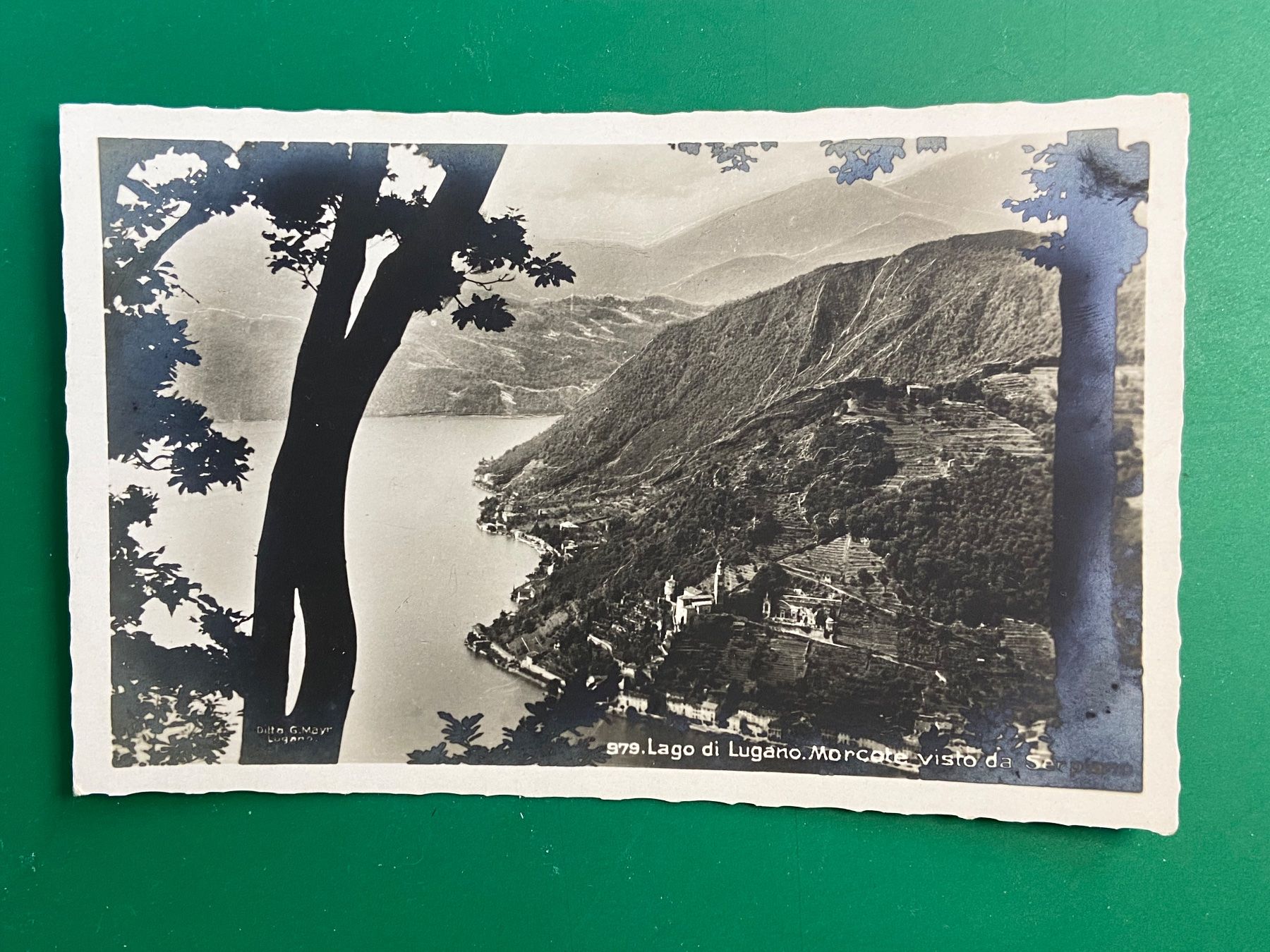 Cartoline postali: Lago di Lugano - Morcote – Usato da Steg VS venduto da _vinci_