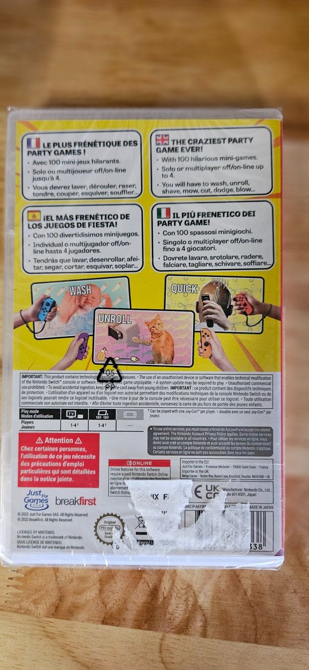 Nintendo Giochi: Switch - Ultra Mega Xtra Party Challenge 100 - OVP - FR – Nuovo e nell'imballaggio originale da Rohrbach venduto da Emiflo 1
