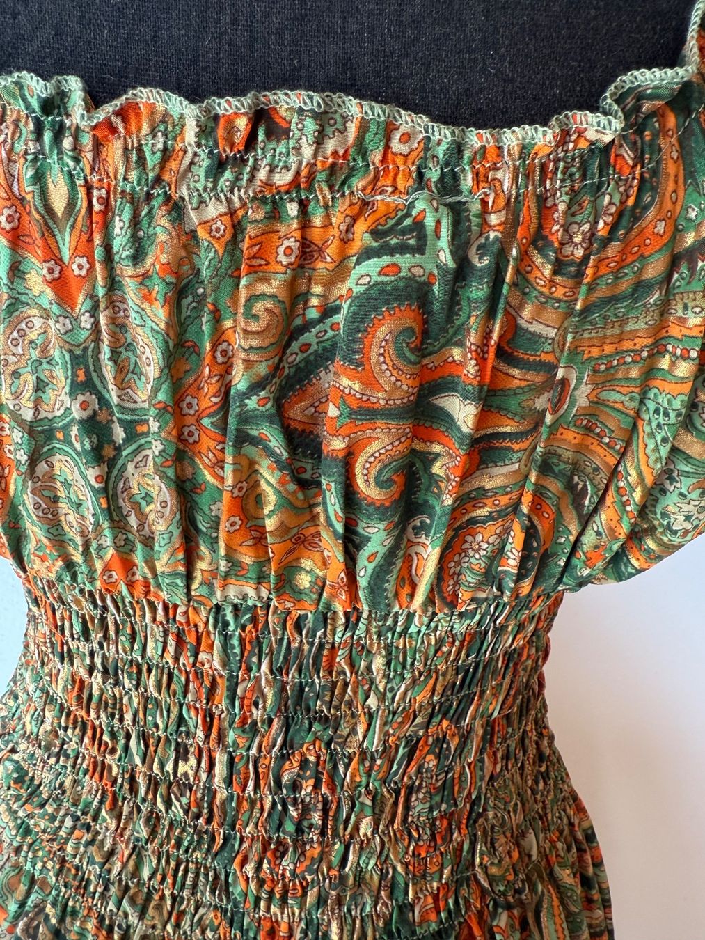Vestiti: Boho Maxi Stufenkleid aus Seide – Nuovo (secondo la descrizione) da Sigriswil venduto da ck56 5