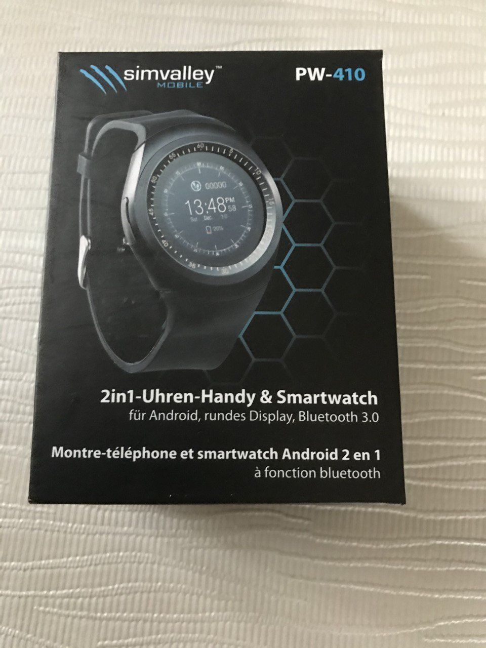 Smartwatch: SMARTWATCH SIMVALLEY PW-410 – Nuovo e nell'imballaggio originale da Genève venduto da Honeybird