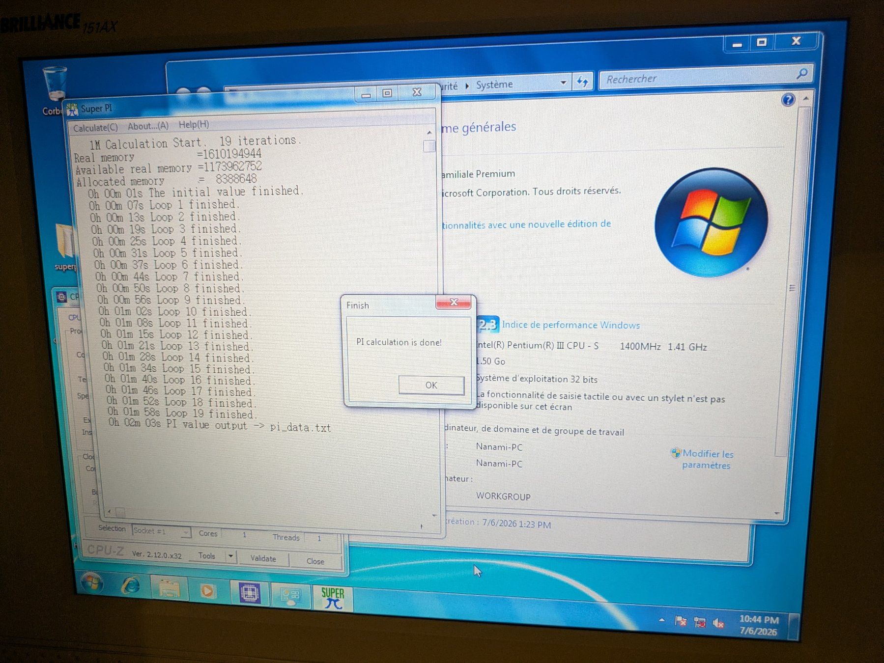 Intel Componenti elettronici: Intel Pentium III-S 1400 Socket 370 Tualatin B1 SL6BY – Usato da Châtelaine venduto da Pttn 2
