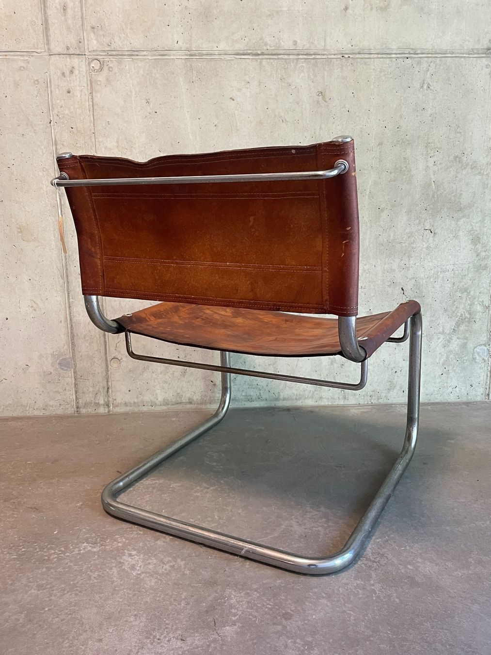 Poltrone: Freischwinger-Stuhl Vintage-Designklassiker, – Usato da Zürich venduto da starch.studio 3
