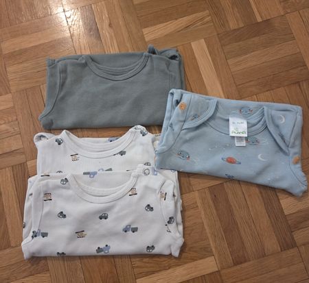 Baby Langarm-Bodys Set Gr. 74
