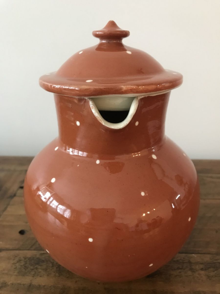 Caraffe: Krug mit Deckel Pünktli – Usato da Rapperswil SG venduto da cosiba01 1