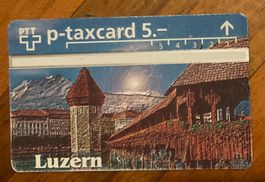 Taxcard 329L_72457 Luzern Kapellbrücke ungebraucht