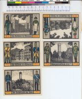 5x Notgeld, div. kleine Beträge, Jena, 1921