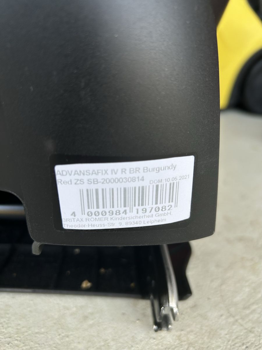 Britax Römer Seggiolini per auto: Britax Römer Advansafix IV R – Usato da Diepflingen venduto da Morla30 4