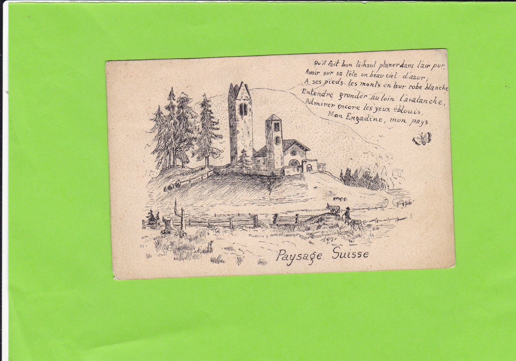 Cartoline postali: Paysage Suisse – Usato da St. Peterzell venduto da neckertal