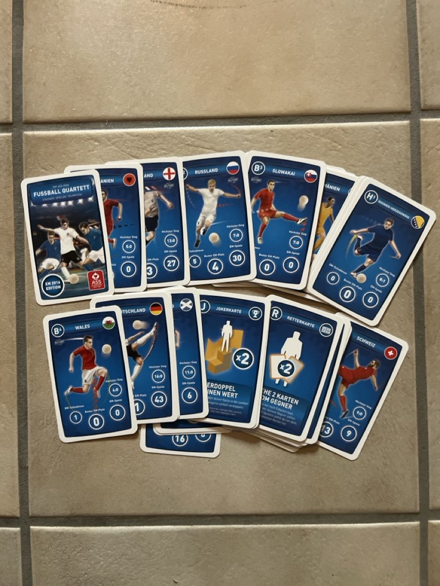 Giochi: Fussball Quartett EM 2016 Edition – Usato da Glarus venduto da chr_s287 2