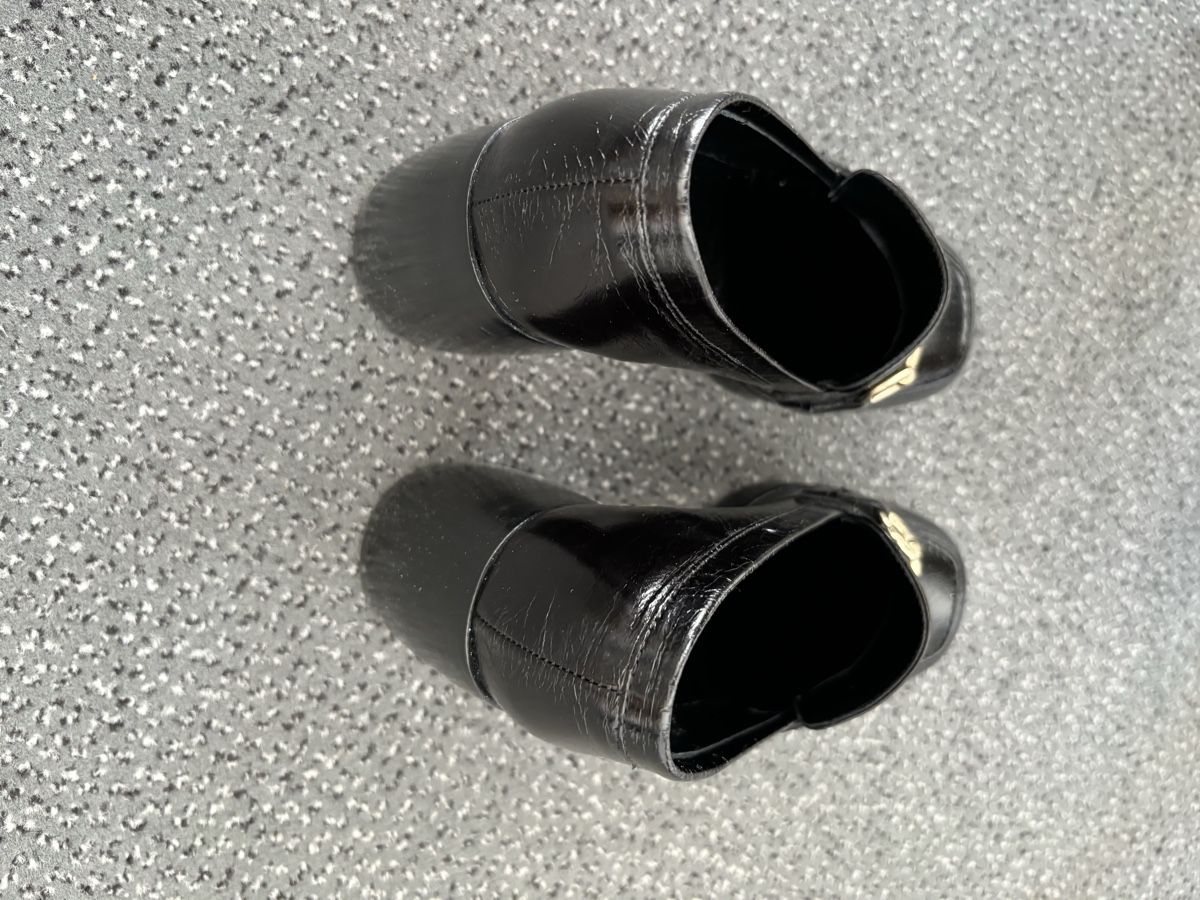 Scarpe da donna: Minelli mocassins à talons noirs – Usato da Genève venduto da td7 3