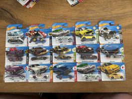 15x Hot Wheels Fahrzeuge NEU