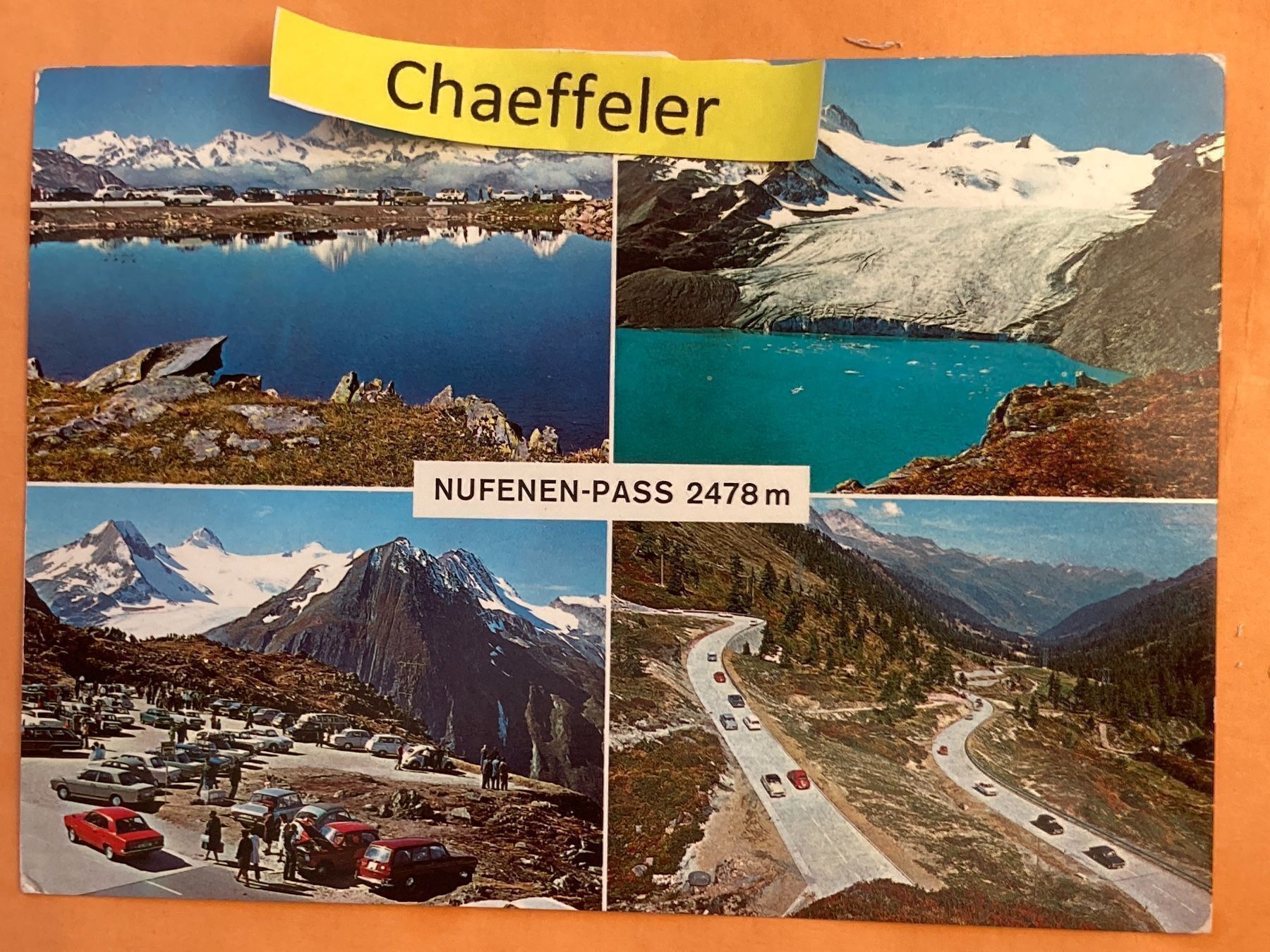 Cartoline postali: 1971 Passo della Nufenen – Usato da Zürich venduto da Chaeffeler