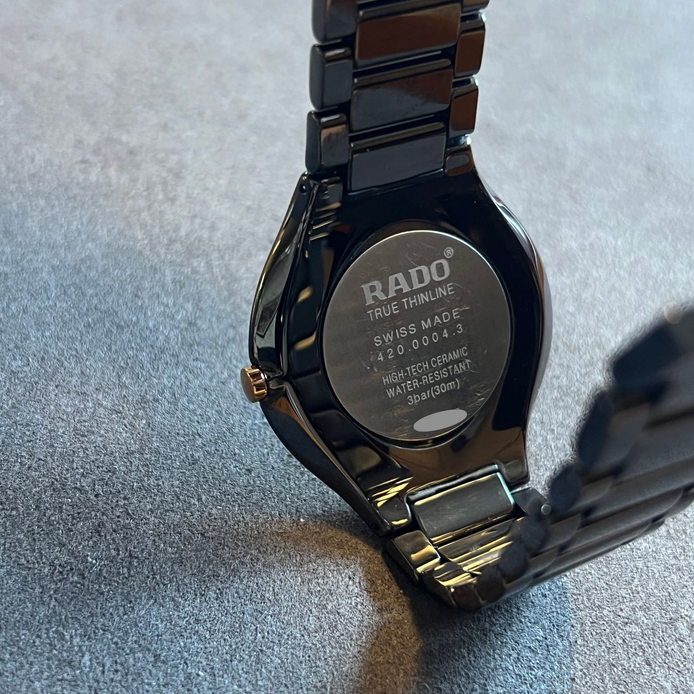 Rado Orologi: Rado True Thinline Nature Ceramic Quartz 420.0004.3 – Usato da Carouge GE venduto da Watchaser 4