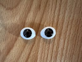 Puppen Augen flach, circa 14 mm