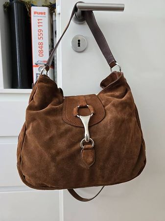 Wildleder Tasche von Massimo Dutti