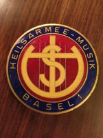 Emaille Schild Wappen Heilsarmee-Musik Basel 1