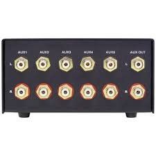 Equalizer: Dynavox AUX Switch 4:1 mit 4mal Cinch-Kabel – Neu und originalverpackt aus Würenlingen von Schneiderhifi 1