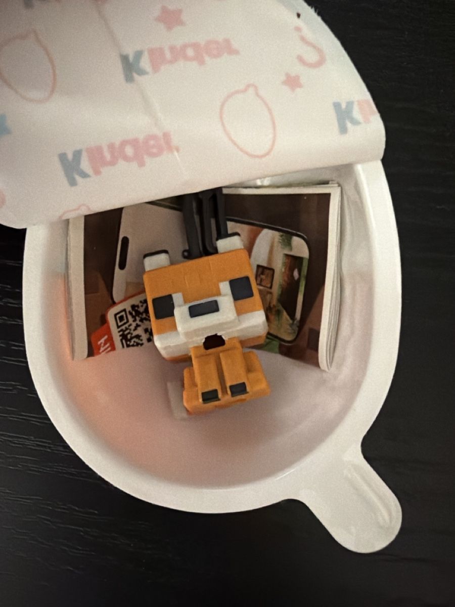 Statuette: Kinder Joy Minecraft Figur Fuchs – Nuovo (secondo la descrizione) da wynigen venduto da Birnenmus