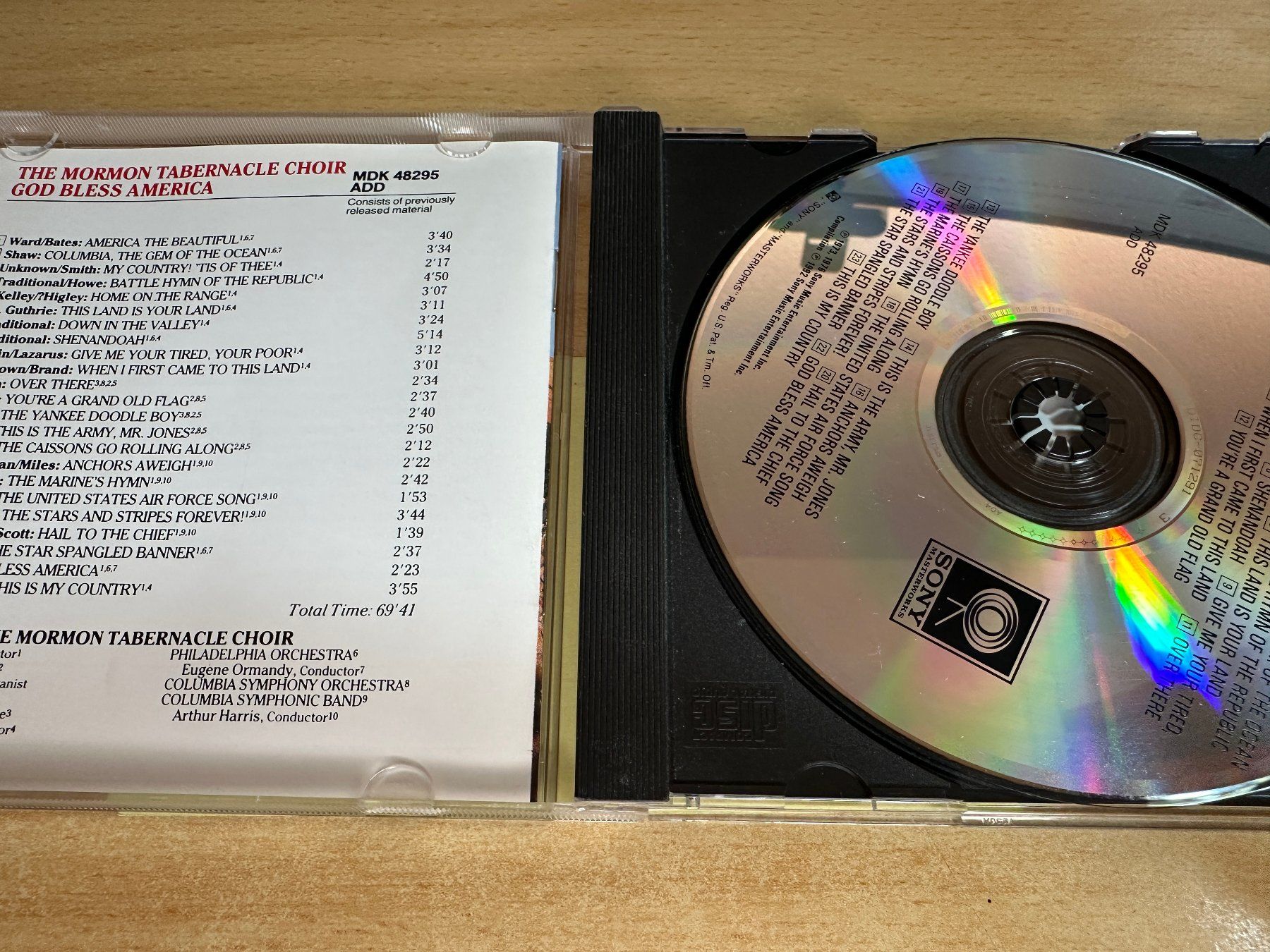 CDs: G5 God Bless America - Mormon Tabernacle Choir – Gebraucht aus Rikon im Tösstal von Alpenmutz 2