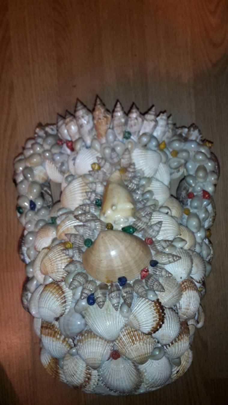 Vasi & Recipienti: Wunderschöne Vase mit Muscheln L – Usato da Schwarzenburg venduto da flamingo1970