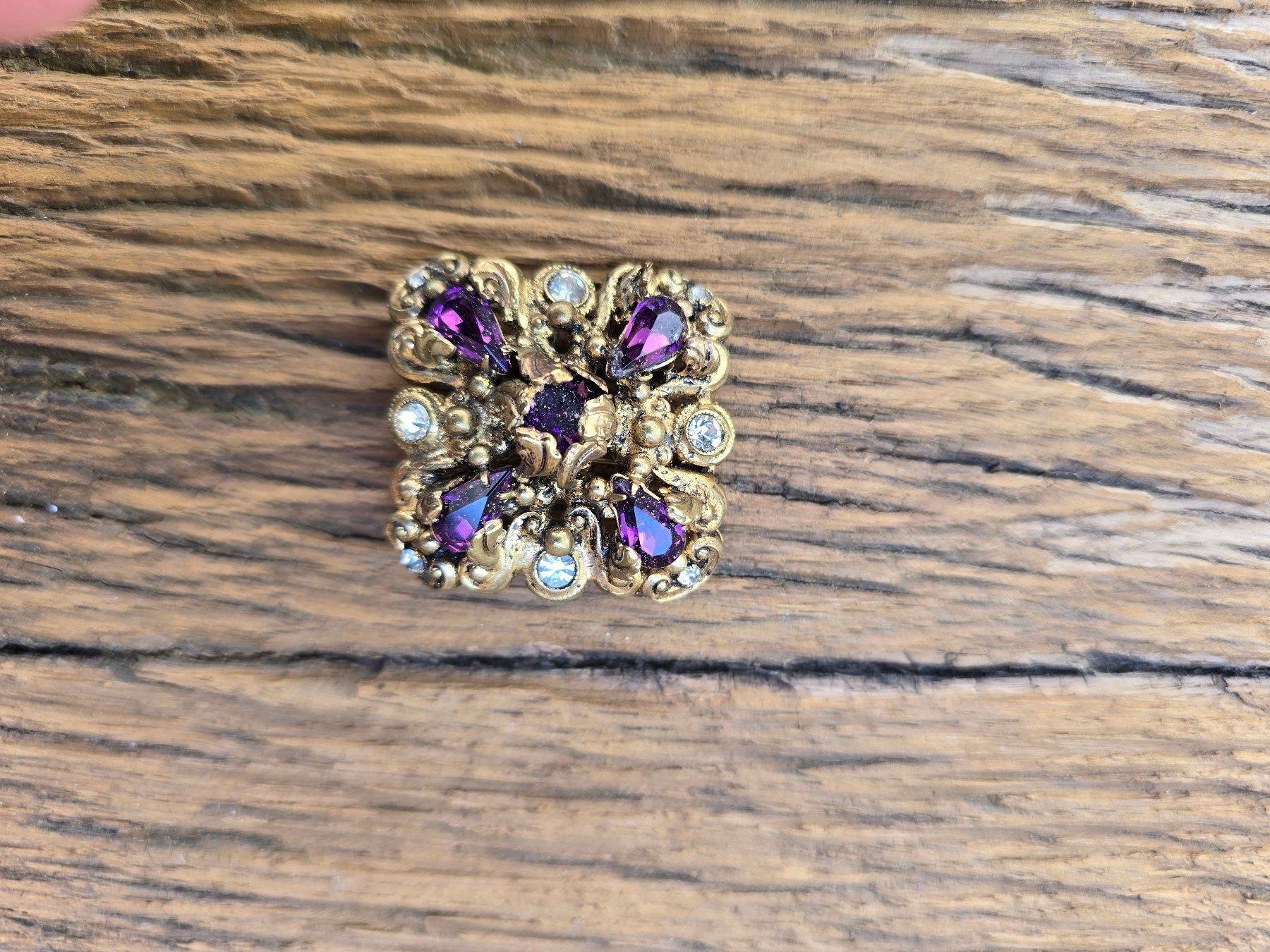 Spille & Fermagli: Modeschmuck vintage-Brosche-Nr. 12 – Usato da Romanshorn venduto da Rachacha