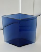 Iittala Ruutu Vase 205, blau