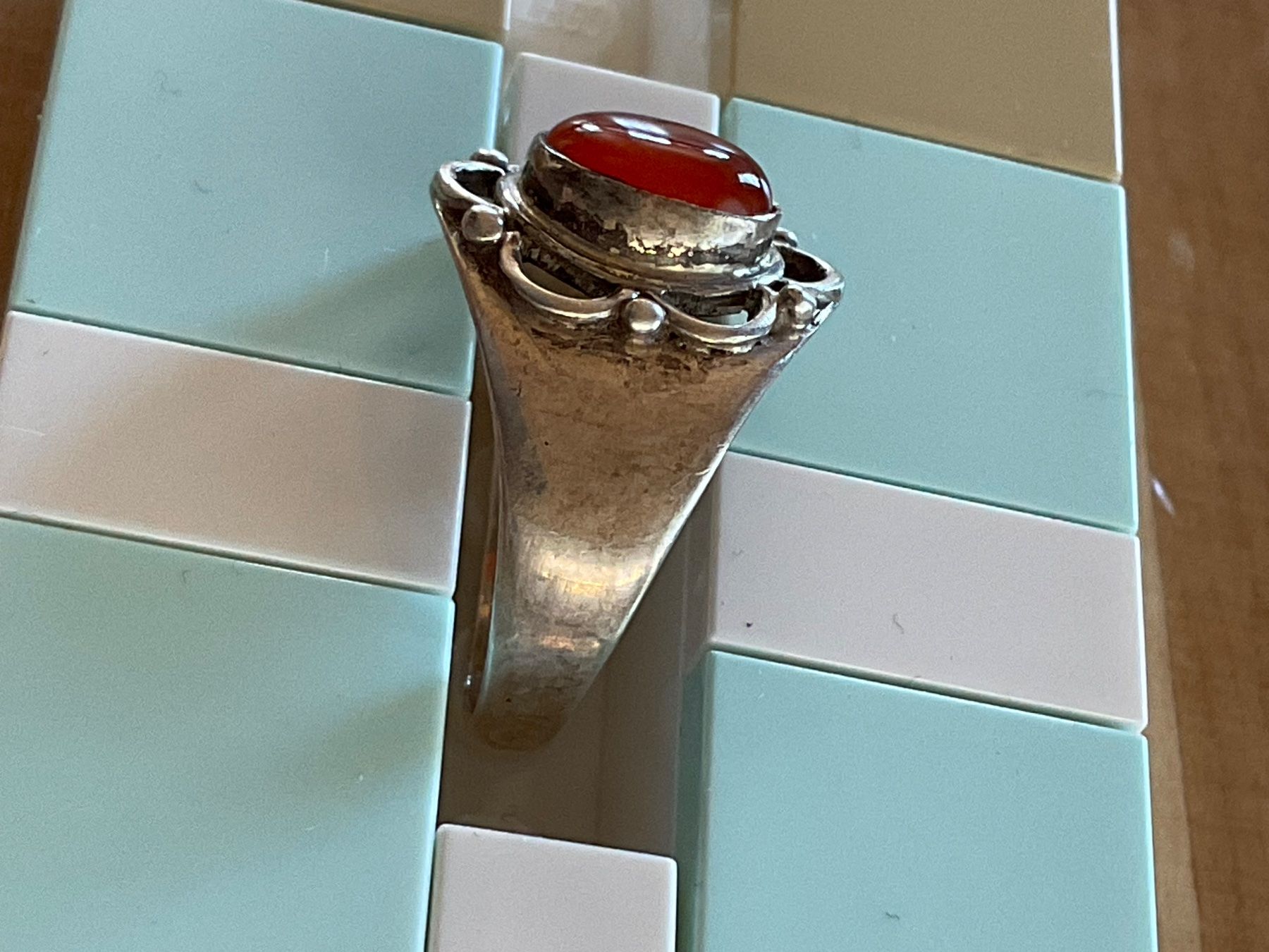 Anelli: Ring mit Karneol / Gr. 53 – Usato da Rümlang venduto da Sambas19 1