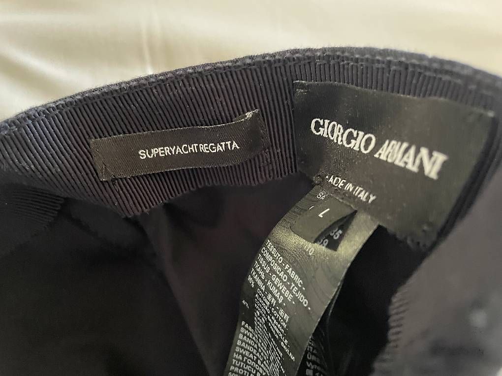 Copricapi, berretti & cappellini: Giorgio Armani VELA Sailing Cap / Baseball Cap L – Usato da Ponte Tresa venduto da coc_nnf5 3