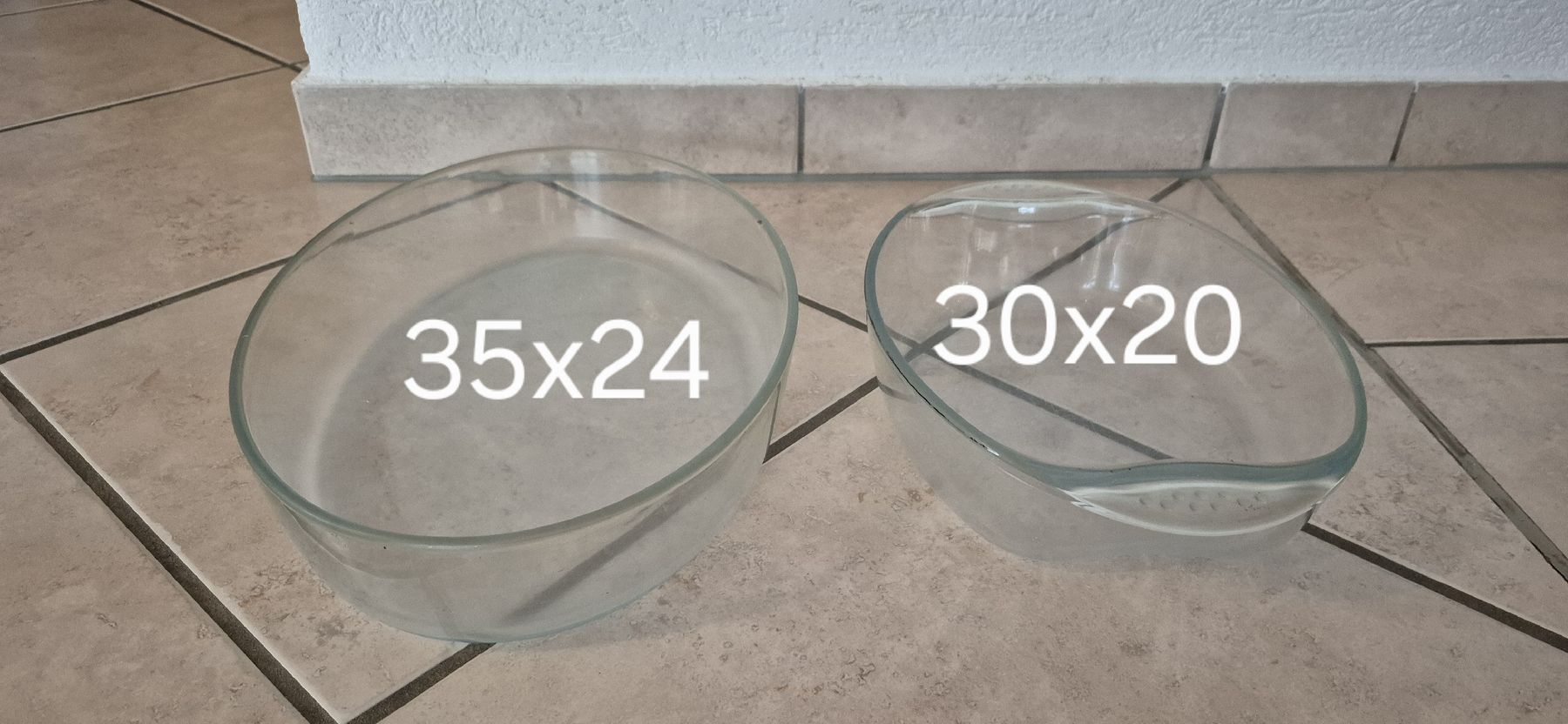 Piatti di portata: Lot de 2 plats pour four – Usato da Moutier venduto da mai_pq7w 1