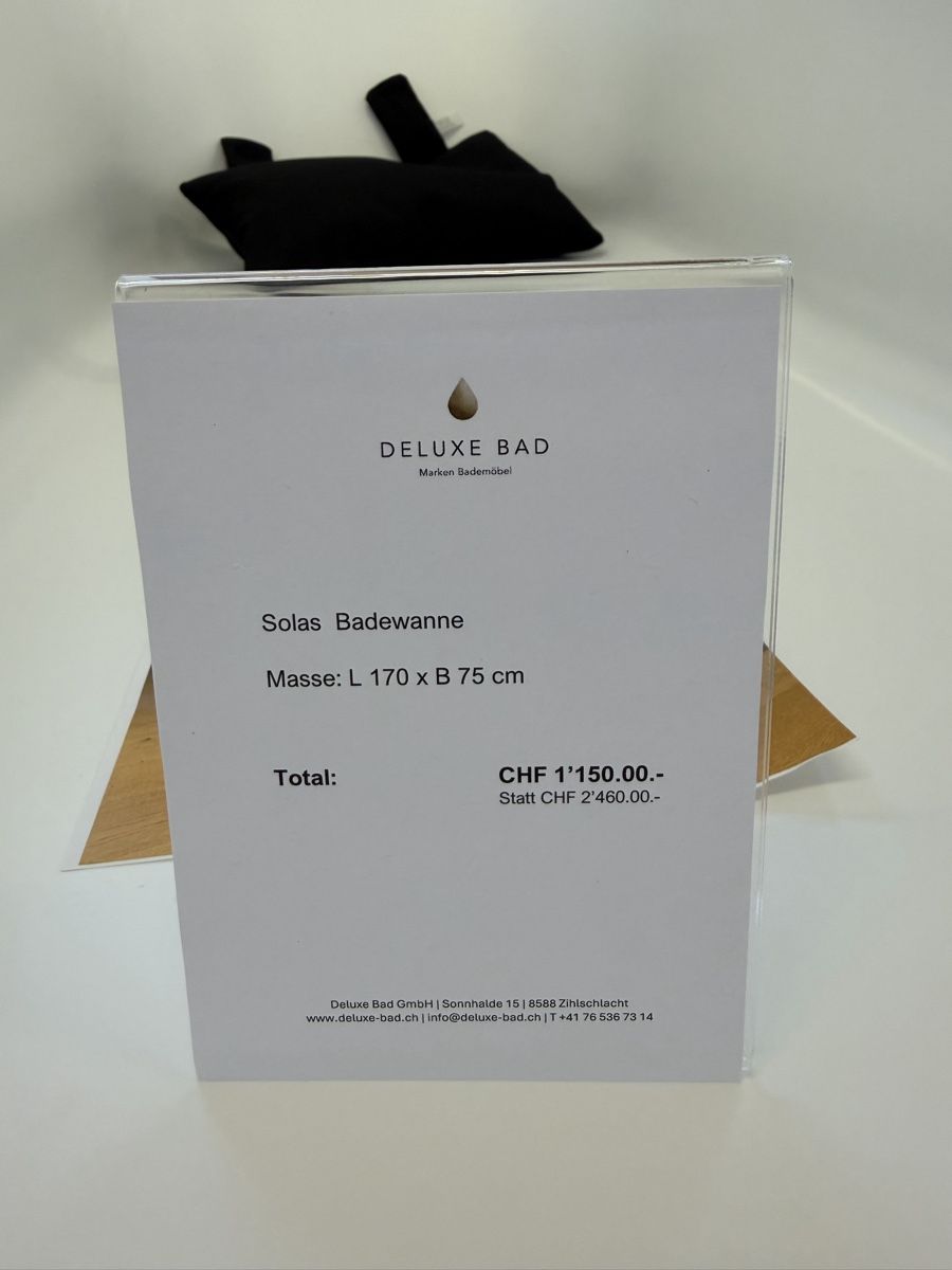 Badewannen: Freistehende Badewanne weiss matt  – Neu (gemäss Beschreibung) aus Amriswil von deluxe_bad 1