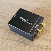 Audio-Konverter digital zu analog,, Koaxial & Stereo-Cinch