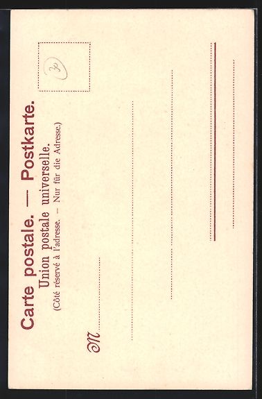 Cartoline postali: Litho Schweiz, Panorama mit Bergen – Usato da Berlin venduto da bartko-reher 1
