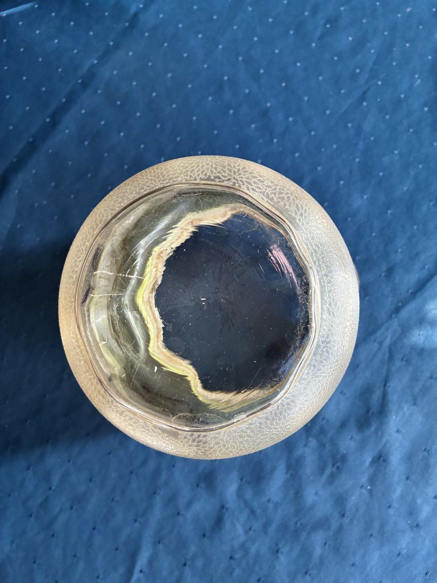 Ciotole: Antike Keksdose aus Glas mit Emailmalerei – Usato da Dornach venduto da Rosengarten 5