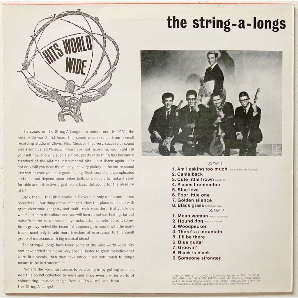 Dischi in vinile: THE STRING-A-LONGS - RARE TRACKS – Usato da Bottens venduto da hotter-than-hell 1