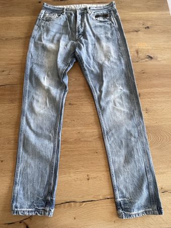 Herren Jeans hellblau Used Look akzeptabler Zustand