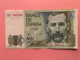 ESPAGNE - Mil Pesetas 23 Octubre 1979 - Benito PEREZ GALDOS